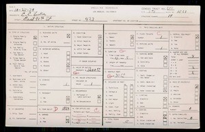 WPA household census for 427 E 91ST STREET, Los Angeles County