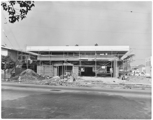 Fire Station No. 2 under construction