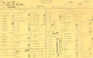 WPA household census for 2520 SICHEL, Los Angeles