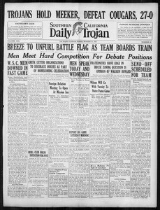 Daily Trojan, Vol. 19, No. 44, November 21, 1927