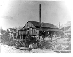 L. Frank Clar's shingle mill, Guerneville