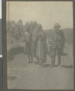 Dr Ogilvie and Chief Murigo, Central Province, Kenya, September 1920