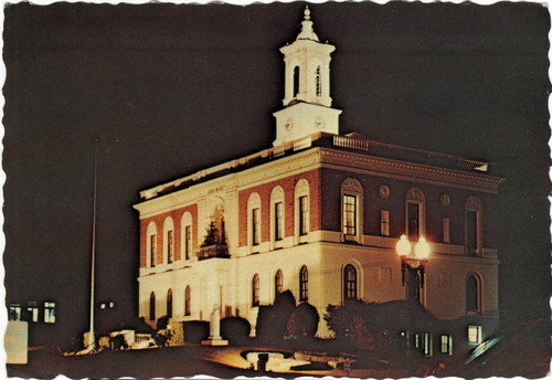 South San Francisco City Hall - US Bicentennial Year, 1776-1976 (postcard)