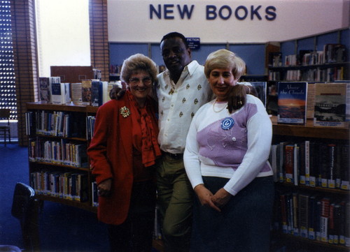 Tito Fuentes (retiredGiants baseball player), with Marie Peterson and Roberta Teglia