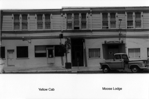 Yellow Cab & Moose Lodge on Grand Avenue