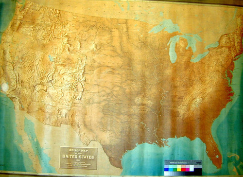 Relief Map of the United States