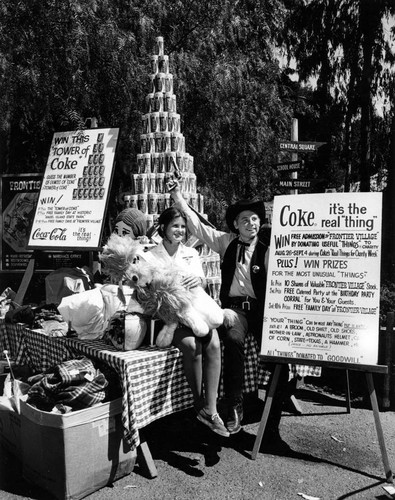 Coca-Cola promotion at Frontier Village