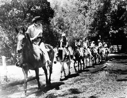 Burro Pack Train at Frontier Village