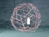 Multi-strut tensegrity sphere