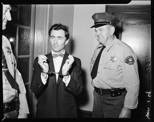 Finn Twins arrest Judge Chantry, 1957