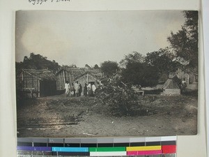 Houses belonging to catechist students, Morombe, Madagascar, 1923-1928