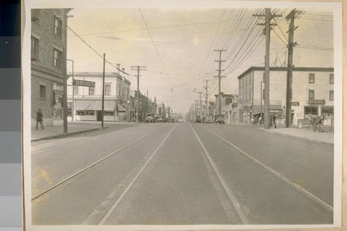 East on Folsom St. from 9th St. June 1927