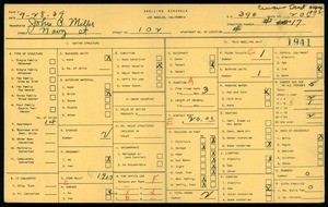 WPA household census for 102 NAVY STREET, Los Angeles County