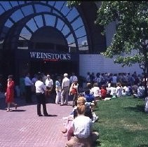 View of Weinstock's Department Store in the Downtown Plaza on K Street. Also known as the K Street Mall