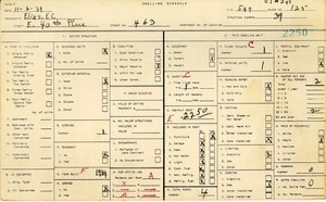 WPA household census for 463 E 40TH, Los Angeles