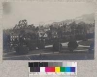 Snow on the Berkeley Hills, February 1922, from Hilgard Hall
