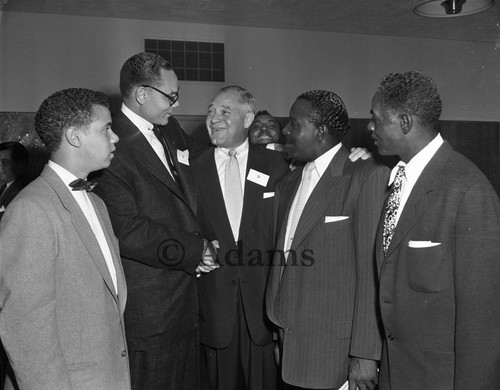Five men, Los Angeles, 1951