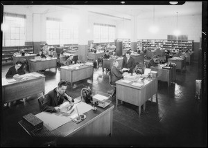 Mailing department and other departments, Southern California, 1931