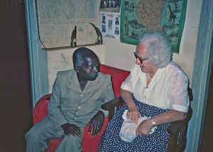 Missionary Nurse Ellen Margrethe Christensen, leader of the clinic work at Izymbia, the North W