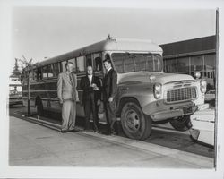 YMCA bus, Santa Rosa, California, 1964