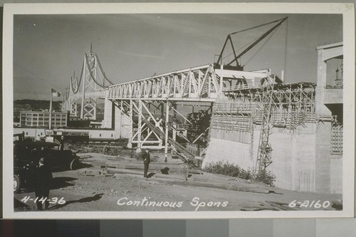 Spans North and South Cable, East, West, and Continuous; West Bay, Expansion Grids, West Span Stiffening Truss, Islais Creek Yards, Decks Upper and Lower, 1936--No. 559-751