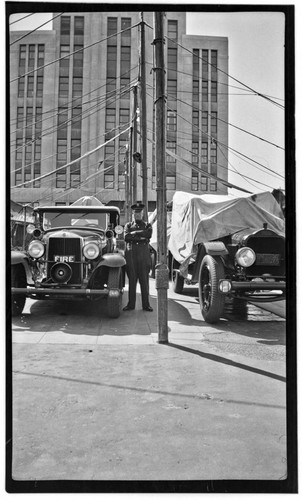 Long Beach Fire Department after the 1933 earthquake