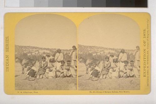 Group of Navajoe Indians, New Mexico
