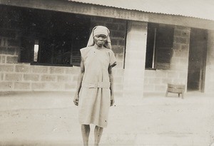 Washerwoman (a leper), Uzuakoli, Nigeria, 1932