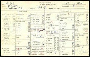 WPA household census for 746 PARKMAN AVE, Los Angeles