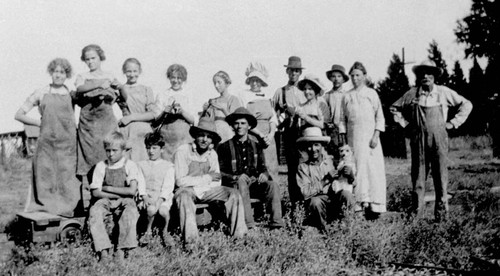 Group of people in Lyonsville