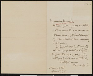 Thomas A. Janvier, letter, 1894-01-05, to Hamlin Garland