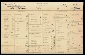 WPA household census for 922 W 7 PL, Los Angeles
