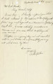 Letter from [George] Toshiro Kuritani to Mr. G. [George] H. Hand, Chief Engineer, Rancho San Pedro, October 1925