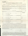 Certificate of personal property shipped