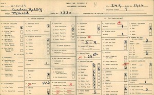 WPA household census for 3330 MERCED, Los Angeles