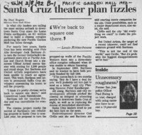 Santa Cruz theater plan fizzles