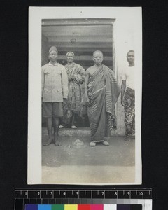 Group portrait of men, Ghana, 1926