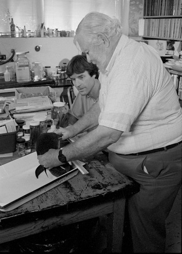 Richard H. Rosenblatt and Harold J. Walker, in Fish Collection Lab, July 30, 1996