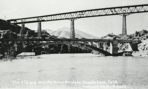 The Old and New Pit River Bridges
