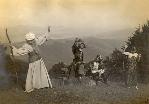 Scene from the second Mountain Play, Shakuntala, performed on Mount Tamalpais in 1914 [photograph]