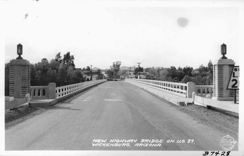 New Highway Bridge on U.S. 89, Wickenburg, Arizona