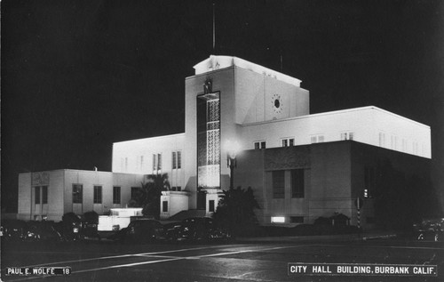 1940s - City Hall at night
