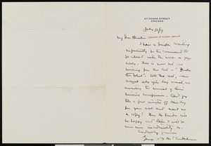 George Barr McCutcheon, letter, 1909-07-31, to Hamlin Garland