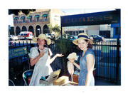 Arianne Hoffmann and Ann Sophie at the 2003 Ice Cream Social