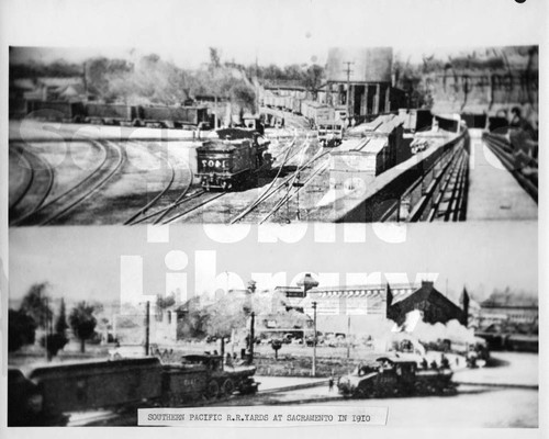Reversed Images of the Southern Pacific Railyards