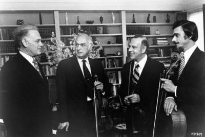 The Eastman Quartet, 1975-76 Artist Lecture Series, Chapman College, Orange, California