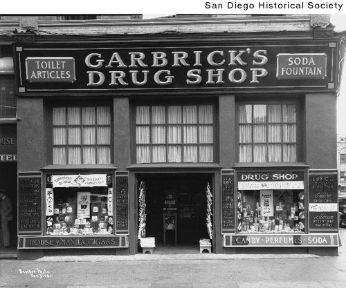 Garbick's Drug Shop storefront at 3404 30th Street