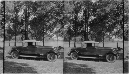 Packard Car. 733 Convertible Coupe, Irish Hills, Mich