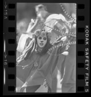 Norma Pedregon dancing in Day of the Dead celebration in Los Angeles, Calif., 1979