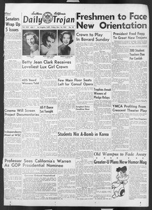 Daily Trojan, Vol. 43, No. 44, November 16, 1951